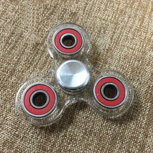 Модные Акриловые ручная вертушка прозрачный фиджет-Спиннер EDC, ручная вертушка спин Пластик игрушки Fidget для Для детей/взрослых подарки