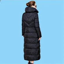 Europe 2017 Winter New Fashion Women Casual Coat Down Jacket Temperament Thick Warm Black Loose Big