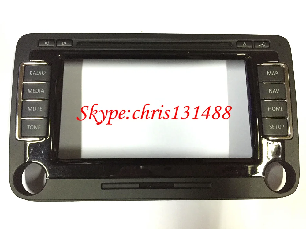 

Original Volkswagen CD PLAYER Plastic Frame with Button for VW RNS510 sat nav navigation audio systems
