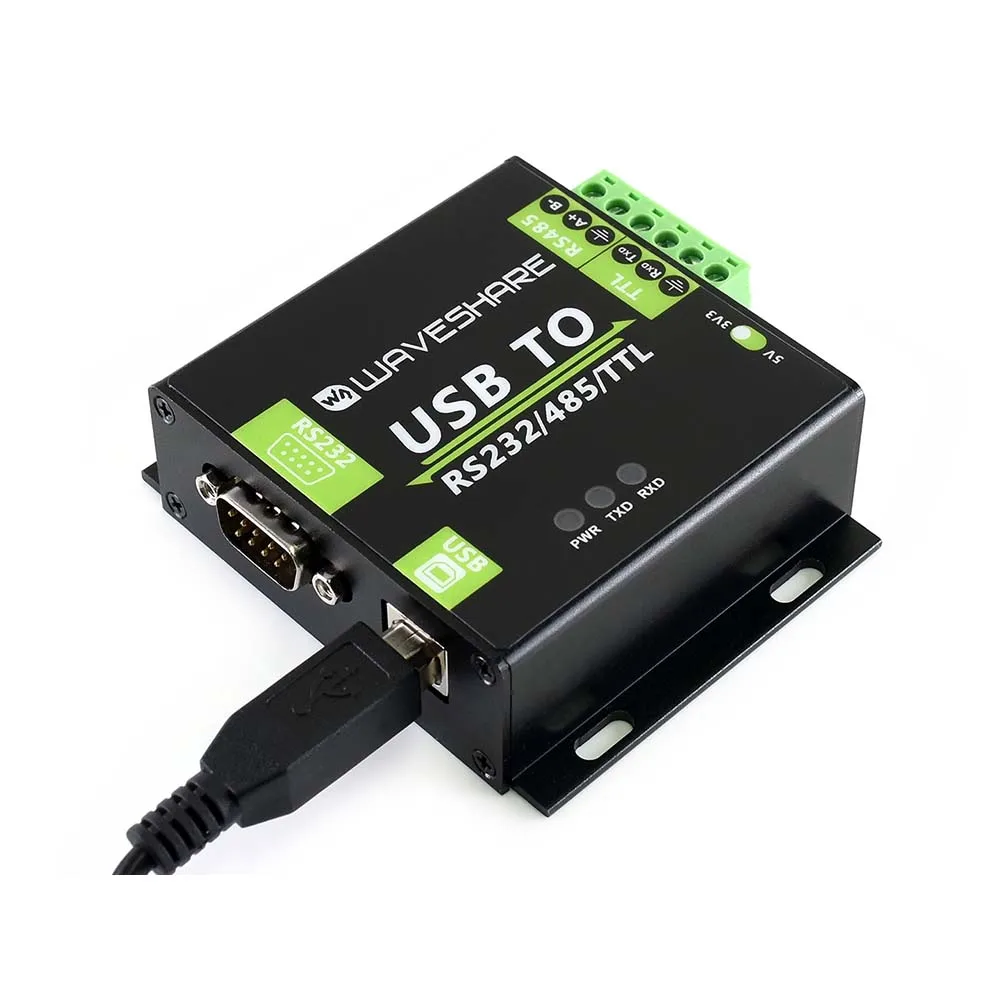 

Конвертер интерфейса FT232RL/CH343G USB в RS232/485/TTL, совместим с мультиos с промышленной изоляцией USB-B 3,3 В/5 В