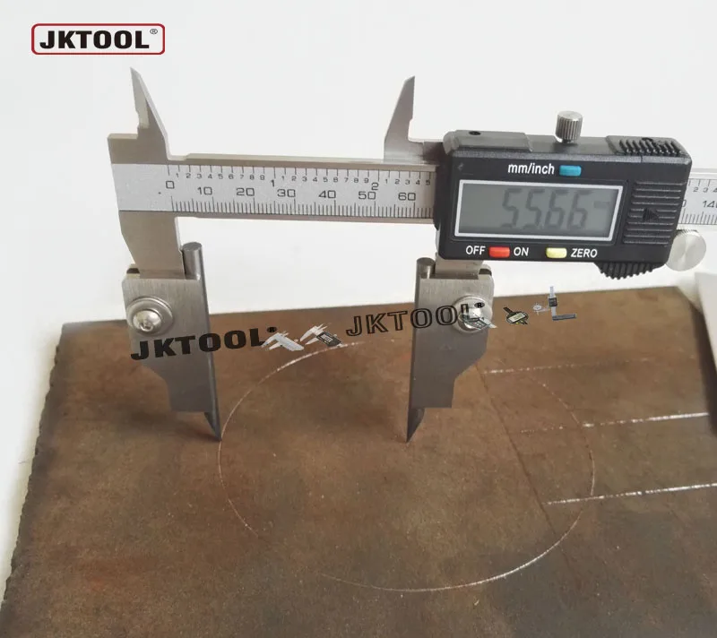 

0-140mm Digital Compass Caliper for Marking Circle Vernier Caliper Compass vernier caliper with Carbide scriber