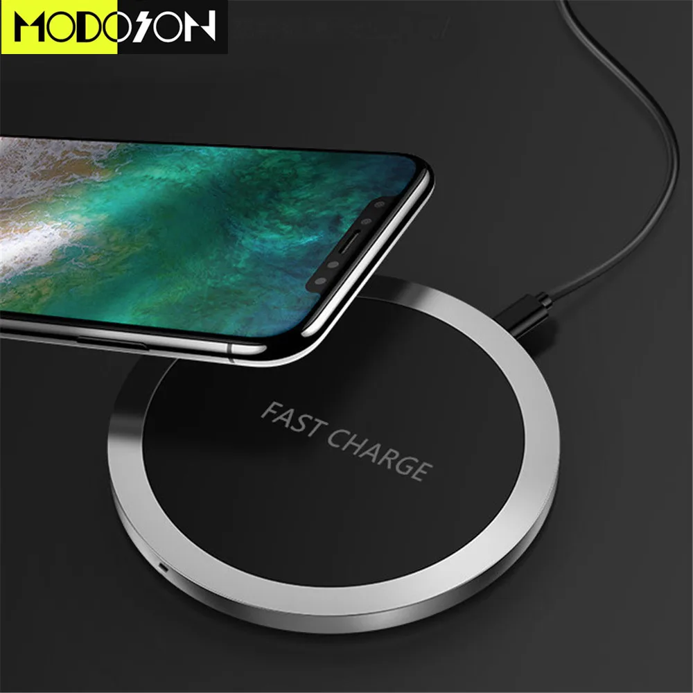 MODOSON Fast Wireless Charger W6 9V Qi Wireless Charging