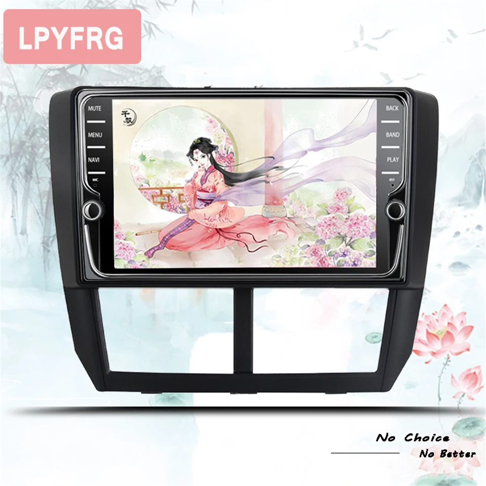 Top Android 9.1 8 Inch Car Radio Multimedia Player GPS Head Unit For 2008 2009 2010 2011 2012 Subaru Forester With 4G LTE Stereo 3