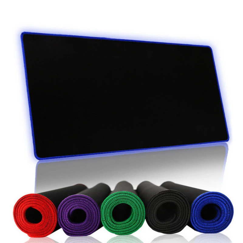 Extra Large Gaming Mouse Pad Gamer Solid Color Locking Edge Big Keyboard Mouse Mat Desk Mousepad Gr