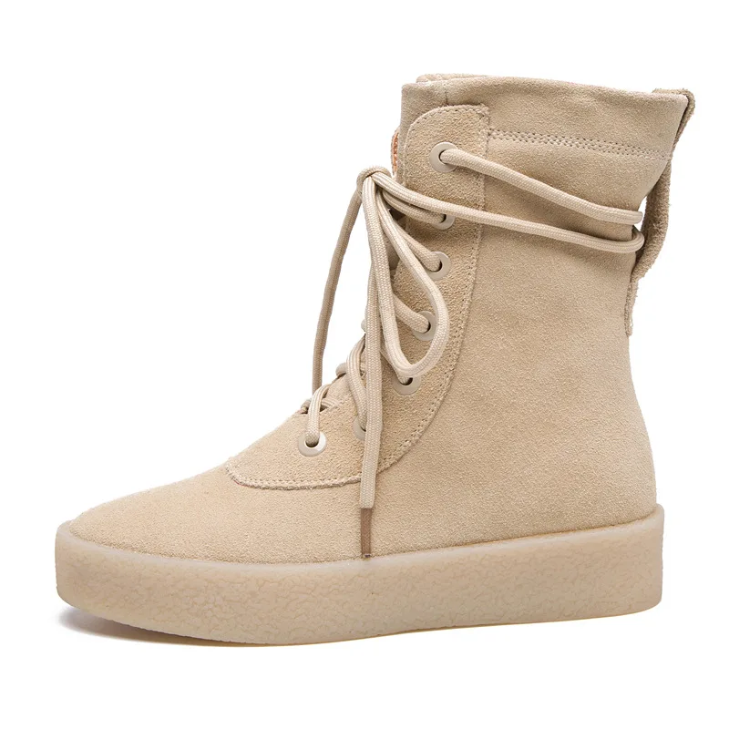 Autumn Season Crepe Bottom men shoes Platform suede Military Boots Casual Combat Boots hip hop Kanye West martin boots цена Autumn Season Crepe Bottom men shoes Platform suede Military Boots Casual Combat Boots hip hop Kanye West martin boots цены онлайн