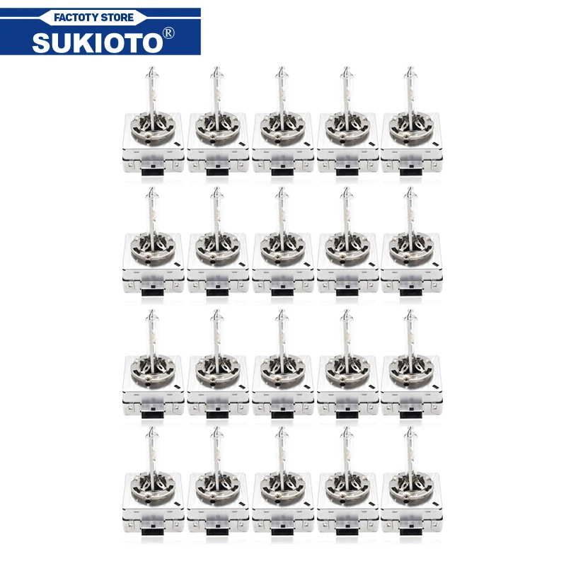 Автомобильные фары SUKIOTO 20 шт. D1S D3S hid ксеноновая лампа 35 Вт 55 обновленная яркая