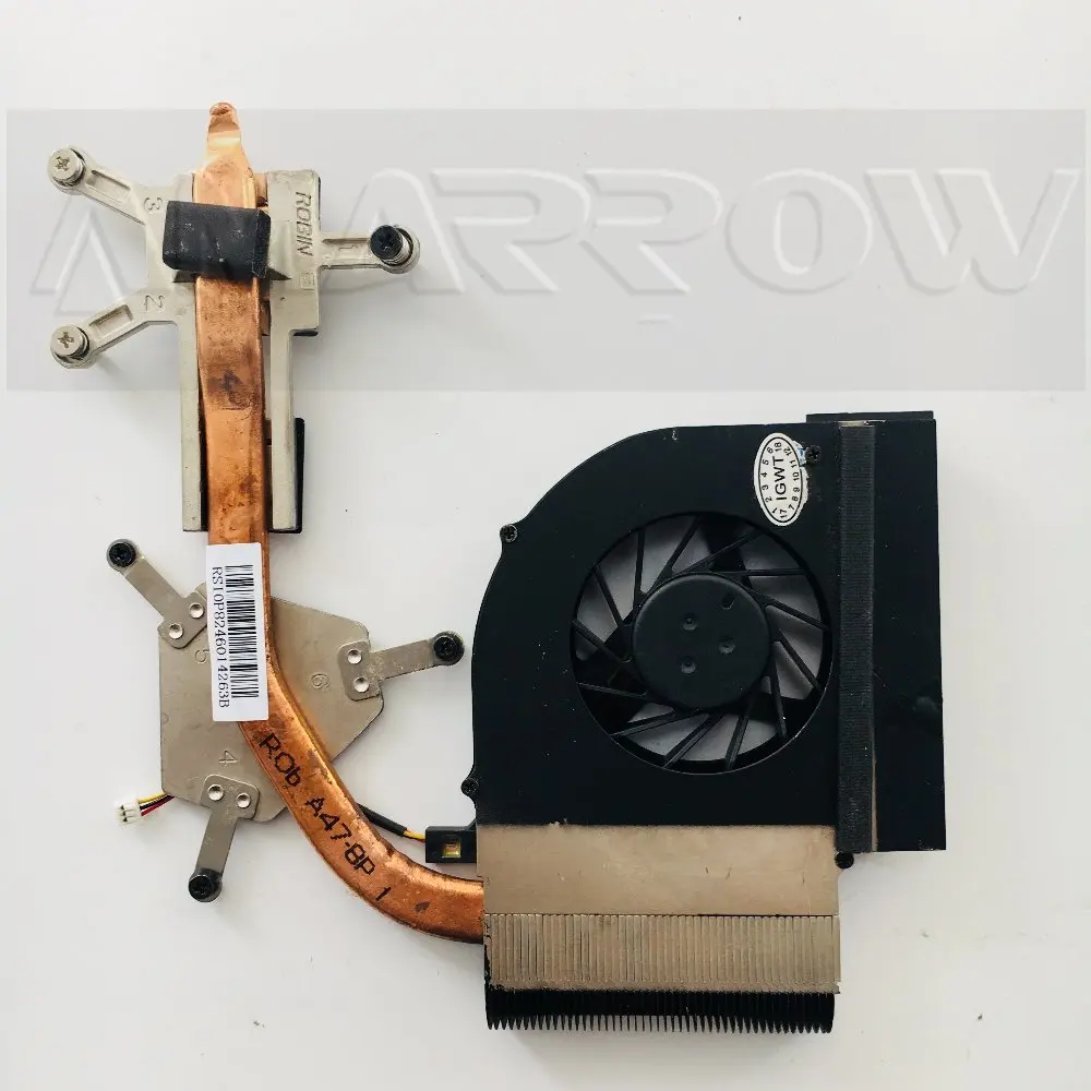 Оригинальный радиатор и вентилятор для HP Compaq CQ61 G61 CQ71 G71 582145-001 582144-001 бесплатная