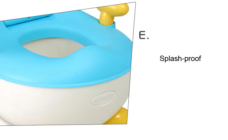 Детские горшок для туалета обучающий сиденье мультфильм Пингвин ребенок тренировочный горшок Портативный Дети Детский горшок пластик Детский горшок WC