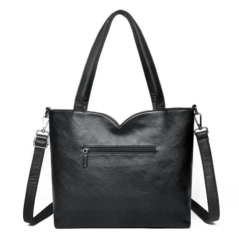 2 Sets 2018 Large Capacity Women Bags Shoulder Tote Bags Women Messenger Bags With Coins Famous Designers Leather Handbags Sac