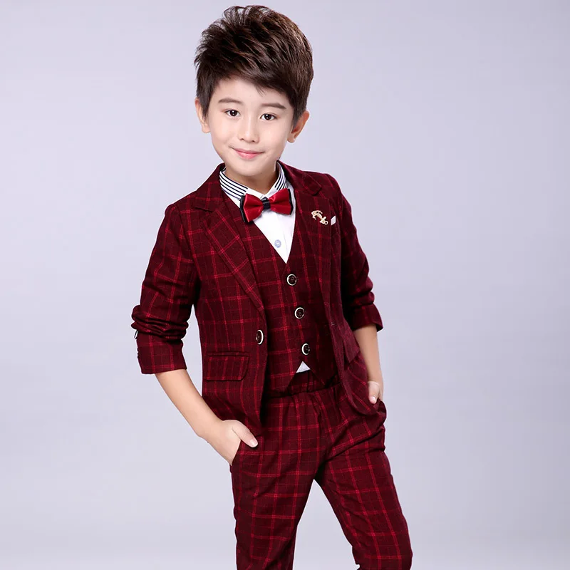 

Boys 'dress Children's Dress Three-piece Suit Boy's Autumn Suit Suit Baby Boy