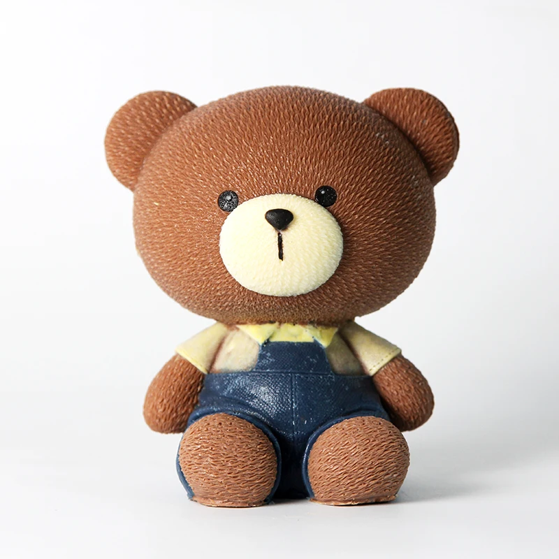 

Cute Rompers Bear Shape 3D Silicone Mousse Mold Cake Chocolate Dessert Tool Craft Resin Clay Handmade Soap Candle Mould