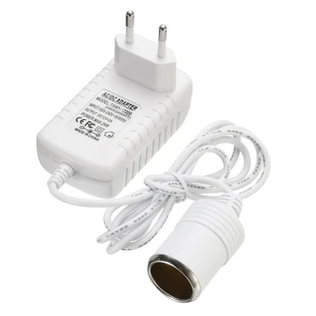 

AU/US/UK/EU Plug AC Charger Power Adapter 100-240V to DC 12V/2A Cigarette Lighter Socket Travel Wall Charger Converter for Car