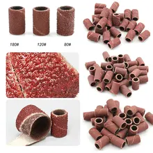 300pcs Nail Grinder Sanding Bands Apparatus for Manicure Milling Cutter Accessory 80″120″180″ Milling Drill Bits File Sandpaper