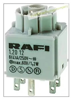 

[VK] RAFI 1.20.122.001/0000 switch RAFI switch RAFIX 16 contact control 1NO + 1NC switch