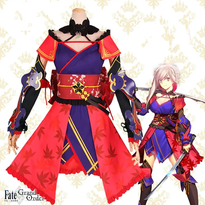 Miyamoto Musashi FGO Косплей Fate Grand Order Костюм Кимоно Для Хэллоуина| |