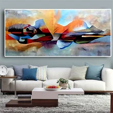 Aquarela senhor buda abstrata pintura a óleo sobre tela cartazes religiosos e impressões cuadros arte da parede imagens para sala de estar