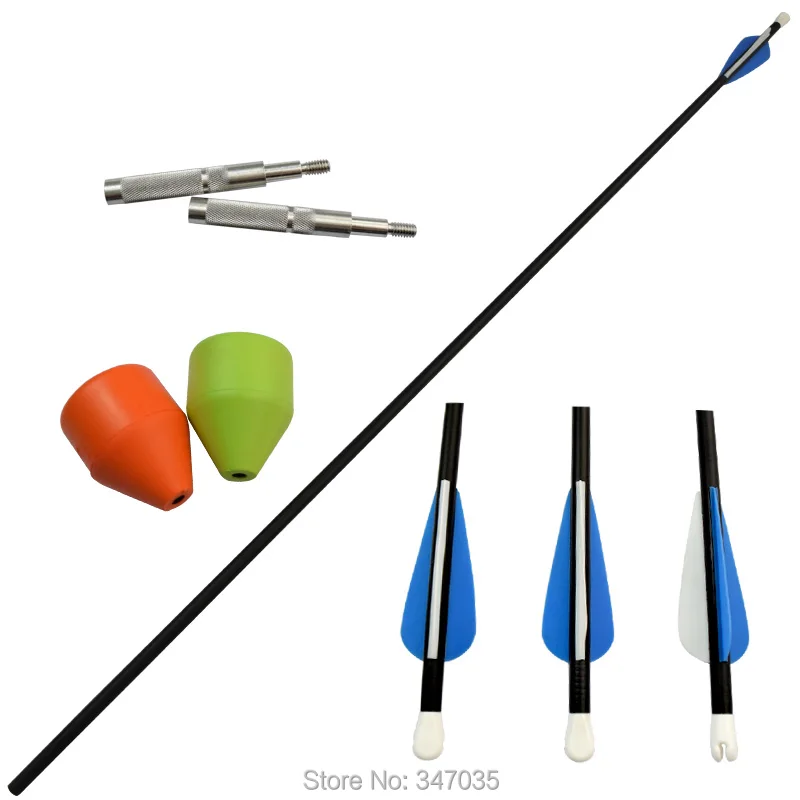 Buy 40PCS 30" Spine 340 CS Foam Carbon Arrow With Safe