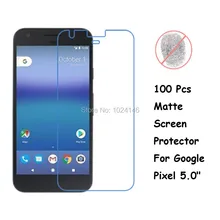 100 шт/партия антибликовый матовый протектор экрана для Google Pixel 5,0 дюймовая Защитная пленка с салфеткой для очистки