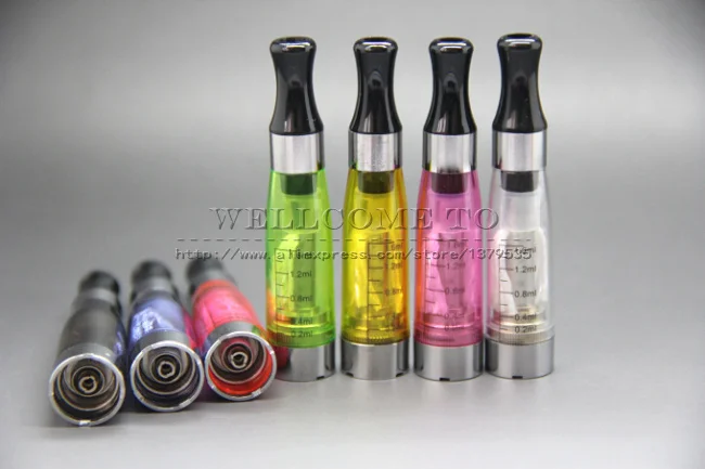 E-XY 10 шт. CE4 распылитель CE4 Ecigarette Clearomizer 1,6 мл fit на эго-T/K/W Серия evod Батарея 510 нить 8 видов цветов Бесплатная доставка