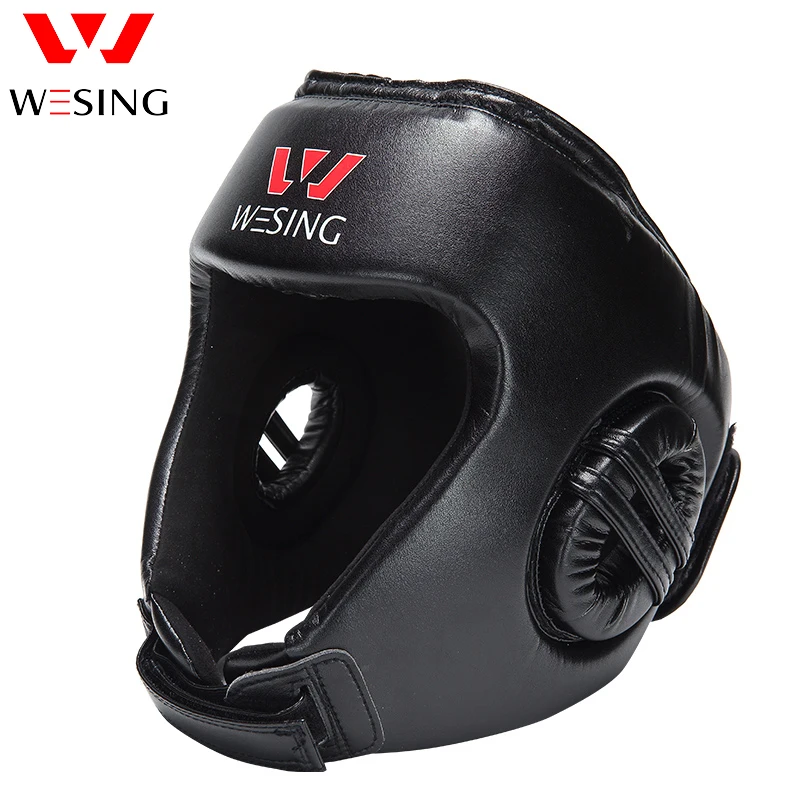 Wesing Men Women Sanda Helmet Competition Training Boxing Muay Thai MMA Sparring Head Protection