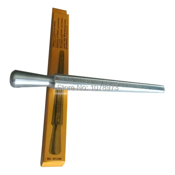 free shipping 4 scale jewelry ring measuring size tool stainless steel