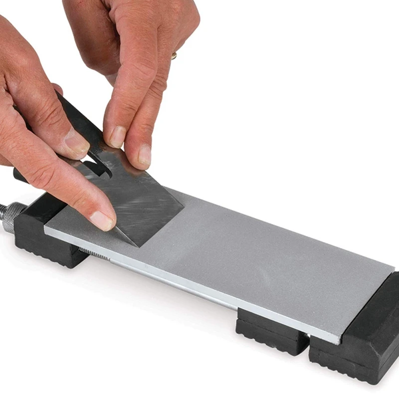 

Sharpening Holder Grindstone Whetstone Base Fix Bracket For Knives With Non-Slip Bamboo Base Sharpener Dock steel