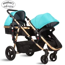 High quality baby stroller double baby strollers 0-36M baby sleeping and seat Free shipping MCS101