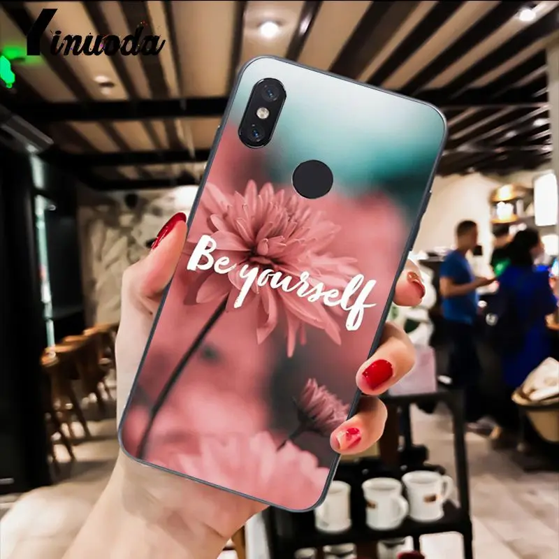 Be Yourself Postive word Quotes Sceneary Flower Ocean