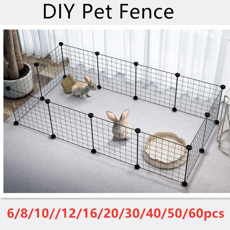 HappyToy Pet Playpen for Small Animals Portable Pop Open Tent Breathable Mesh Fence Outdoor/Indoor 