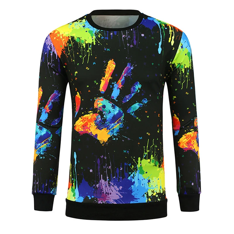 

2018 New Men's Sports Shirt 3D Print Long Sleeve Tennis Shirt Male Tops Hip Hop T-Shirt Tracksuit Baseball Basket Jerseys