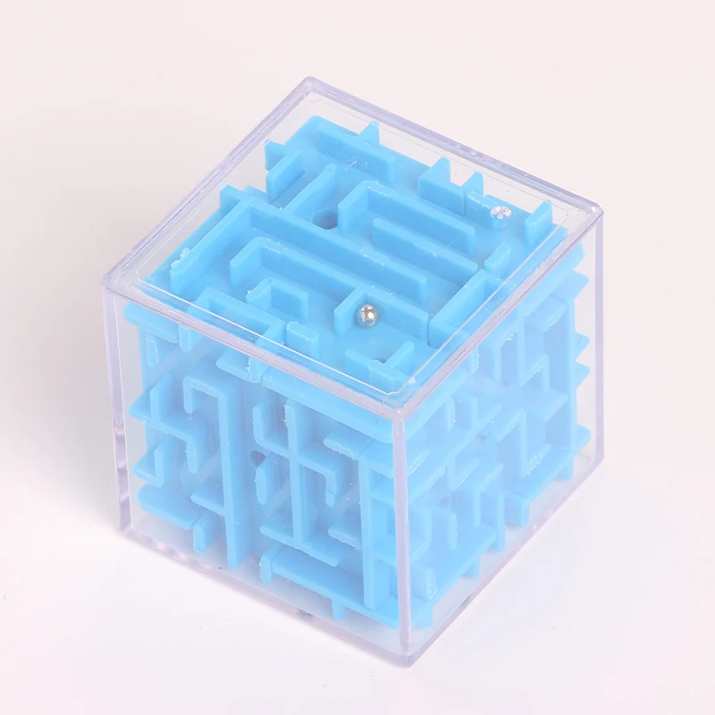 3D Куб Головоломка мини-лабиринт волшебная игра пластиковые материалы анти-давление коробка игрушки для детей и взрослых