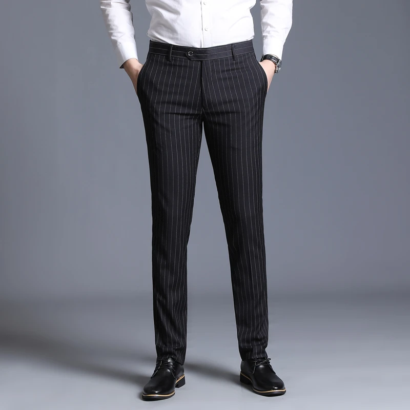 29-38 Streetwear Formal Dress Pants Men ...