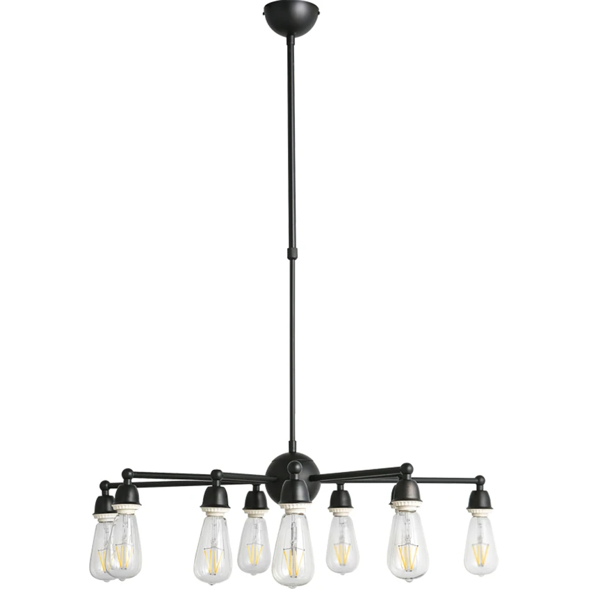 Loft American Spider Chandeliers Vintage Lights Living Room Restaurant Bar Cafe Industrial Multi-Head Pendant Lamps Fixtures