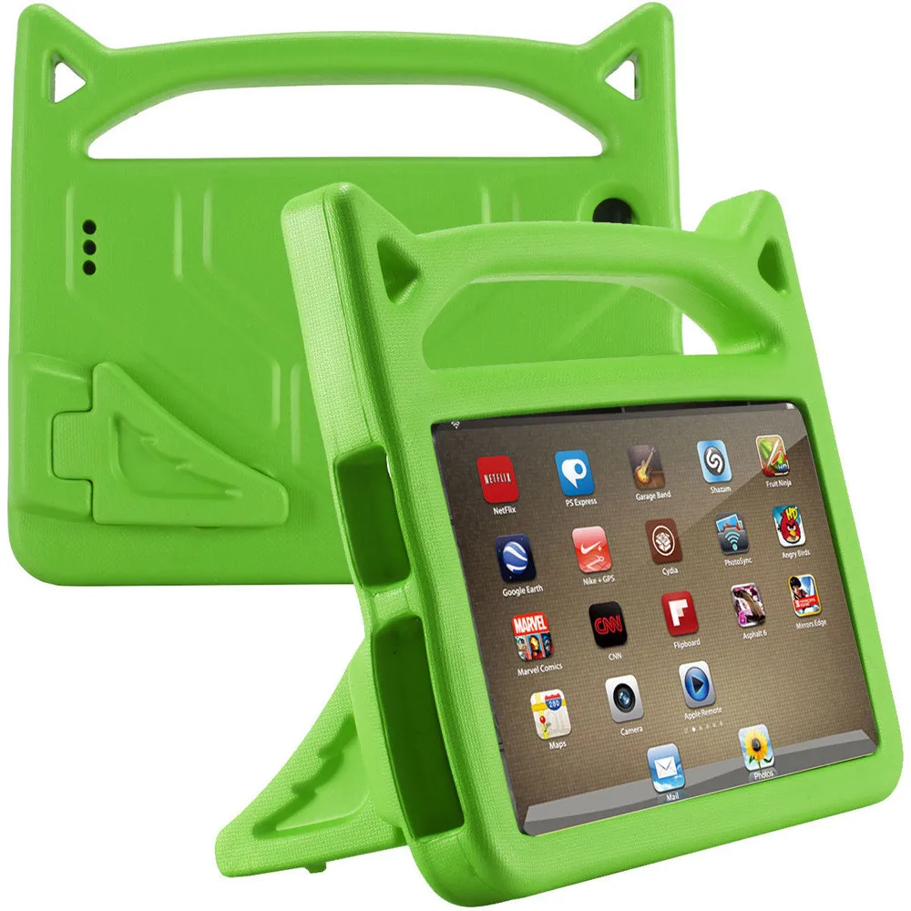 Для Amazon Kindle Fire 7 / детский Безопасный EVA резиновый чехол-подставка с ручкой A30