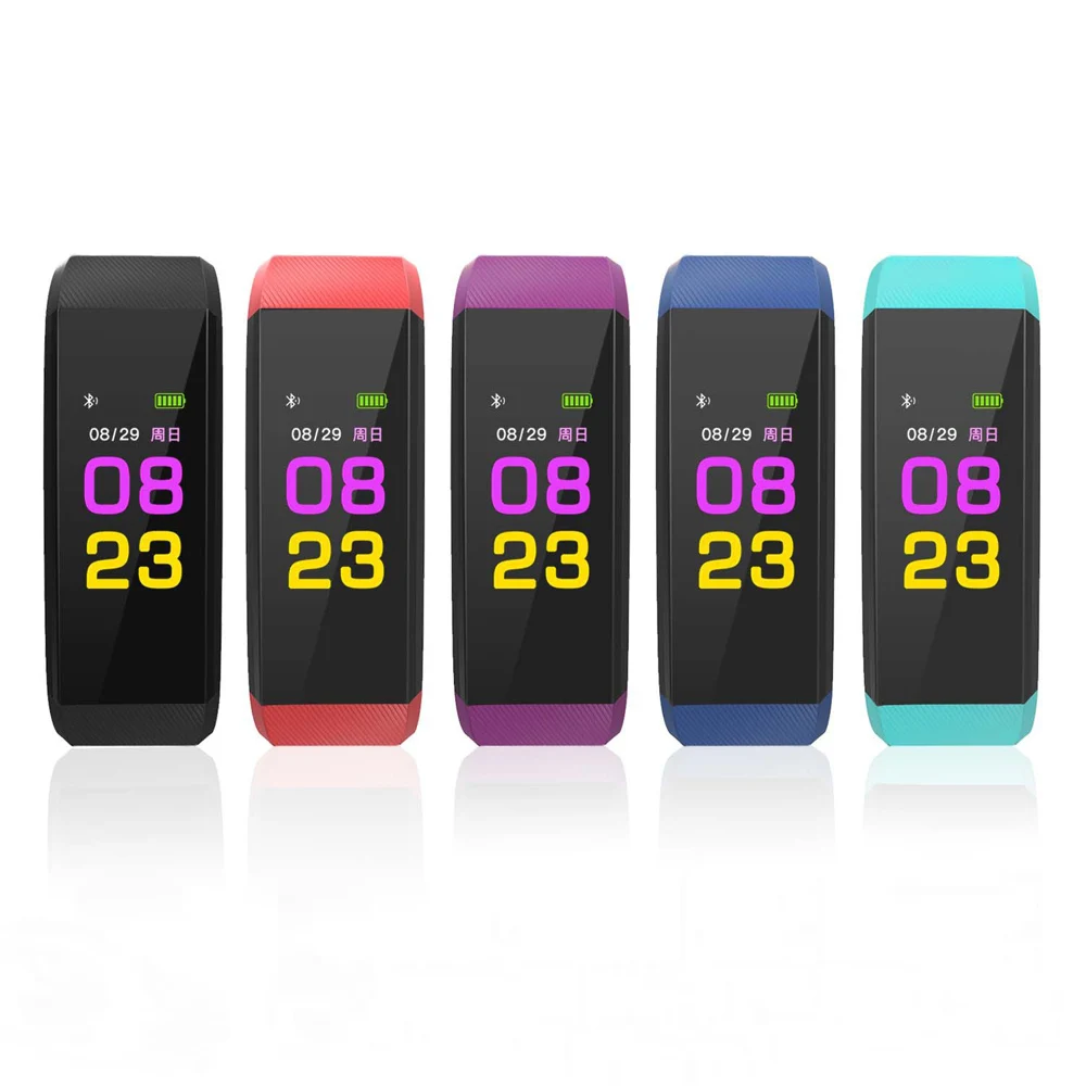 

Smart Bracelet Sports Pedometer Watch Fitness Running Walking Tracker Heart Rate Pedometer Smart Band