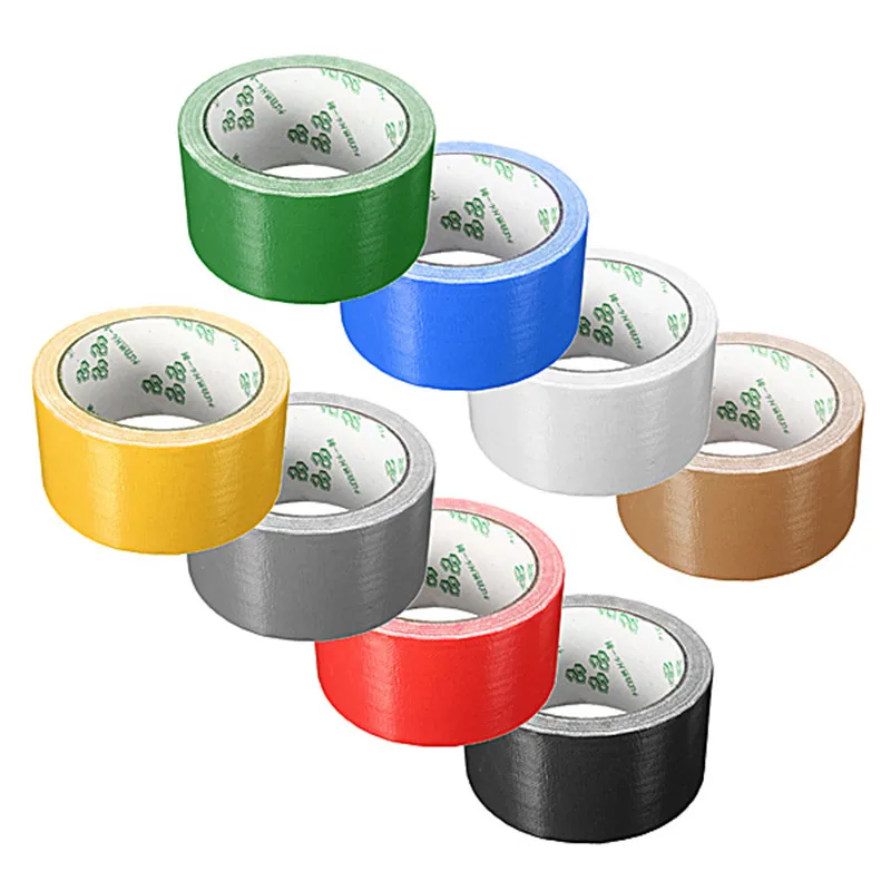 

Vinyl Cloth Single-Side 50mm x 10m Duct Gaffa Gaffer Waterproof Self Adhesive Repair Cloth Tape Best Price