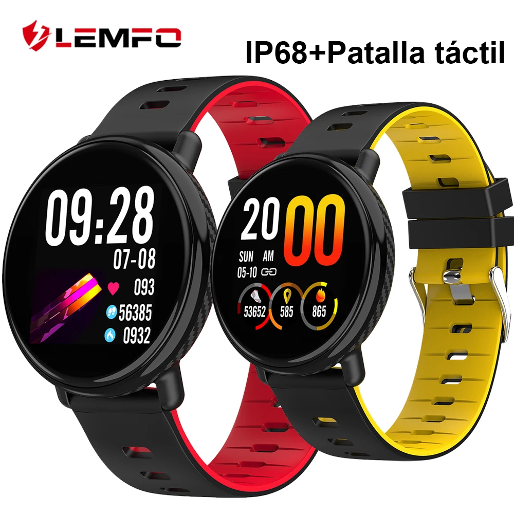 

LEMFO Fitness Bracelet IP68 Waterproof Full Touch Screen Heart Rate Blood pressure Monitor Fitness Tracker for Men Women
