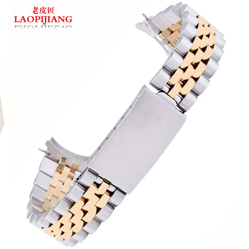 

Laopijiang18K gold watch band stainless steel watch chain substitute Chun Yu and strap 13|17|19|20mm