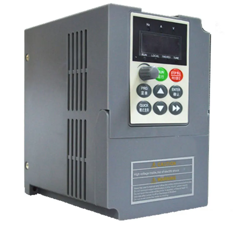 

New 1.5Kw VFD Input 1Ph 220V Output 3Ph 0-220v 400Hz 10A Frequency converter Overloaded Vector VFD Matching Lathe Motor