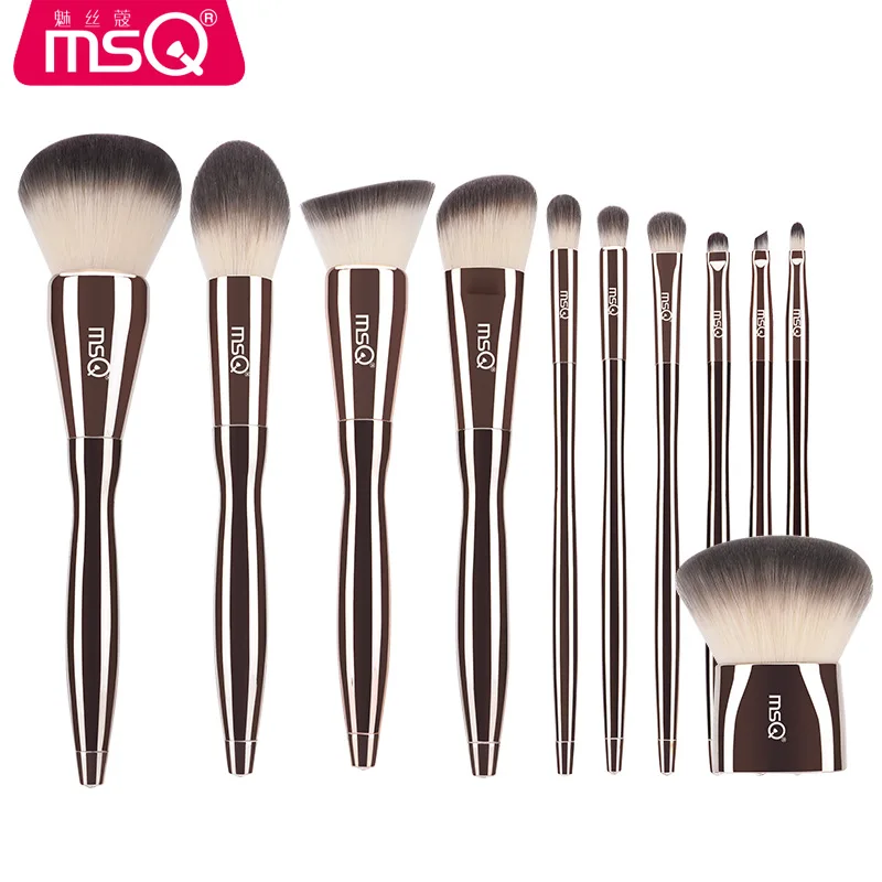 lidar com pincéis de maquiagem sombra em pó pincéis de maquiagem novidade professional msq 11 pcs diamante Grupo fundação make up cosméticos ferramenta