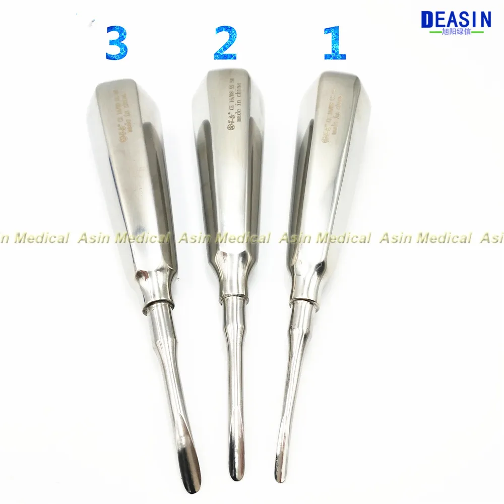 High Quality 3 pcs dental elevator kit dental lab dentistry dentist