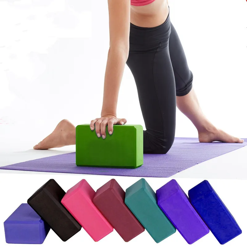 EJY Yoga Block High Density EVA Foam Brick Eco Friendly in MultiColors