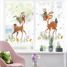 Индивидуальные Спальня наклейка на оконное стекло свет непрозрачные для ванной затенение изоляции матовое украшение от солнца статическое