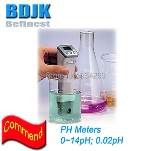 

0~14pH & 0.02pH Accuracy Cheap Portable Digital PH Meters