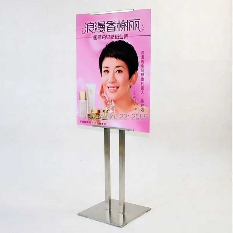 

Single Side Display Adjustable Pedestal Floor Signage & Graphics Display Frames for Advertising ,Graphics,Signage and Poster