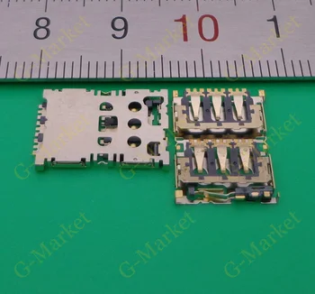 

10Pcs/Lot New SIM Card Reader Socket Holder Connector Slot Tray Repair Replacement for HTC Desire 820 D820U D820T 820T
