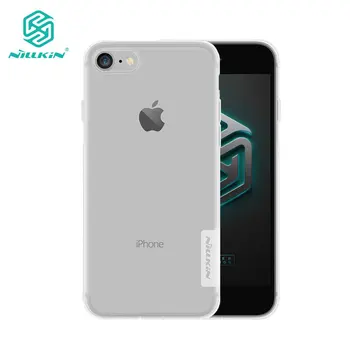 

For iPhone 8 Case Nillkin Nature Transparent Clear Soft Silicon TPU Protector Cover Case for iPhone 8 7 iPhone8 Plus 4.7'' & 5.5