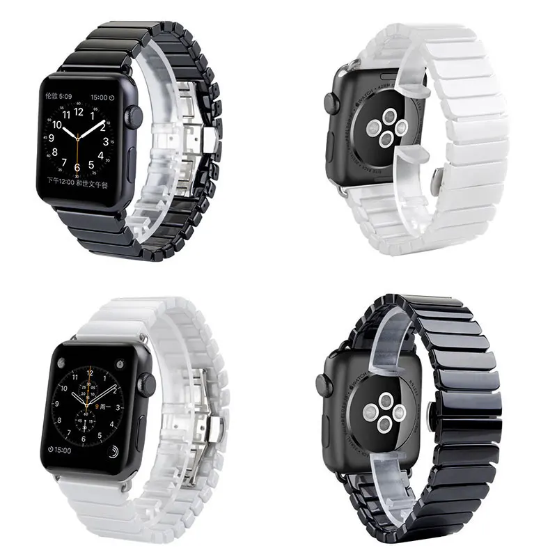 Ремешок керамический UTHAI A08 для APPLE Watch 4/3/2/1 42 мм/38 мм|Ремешки часов| |