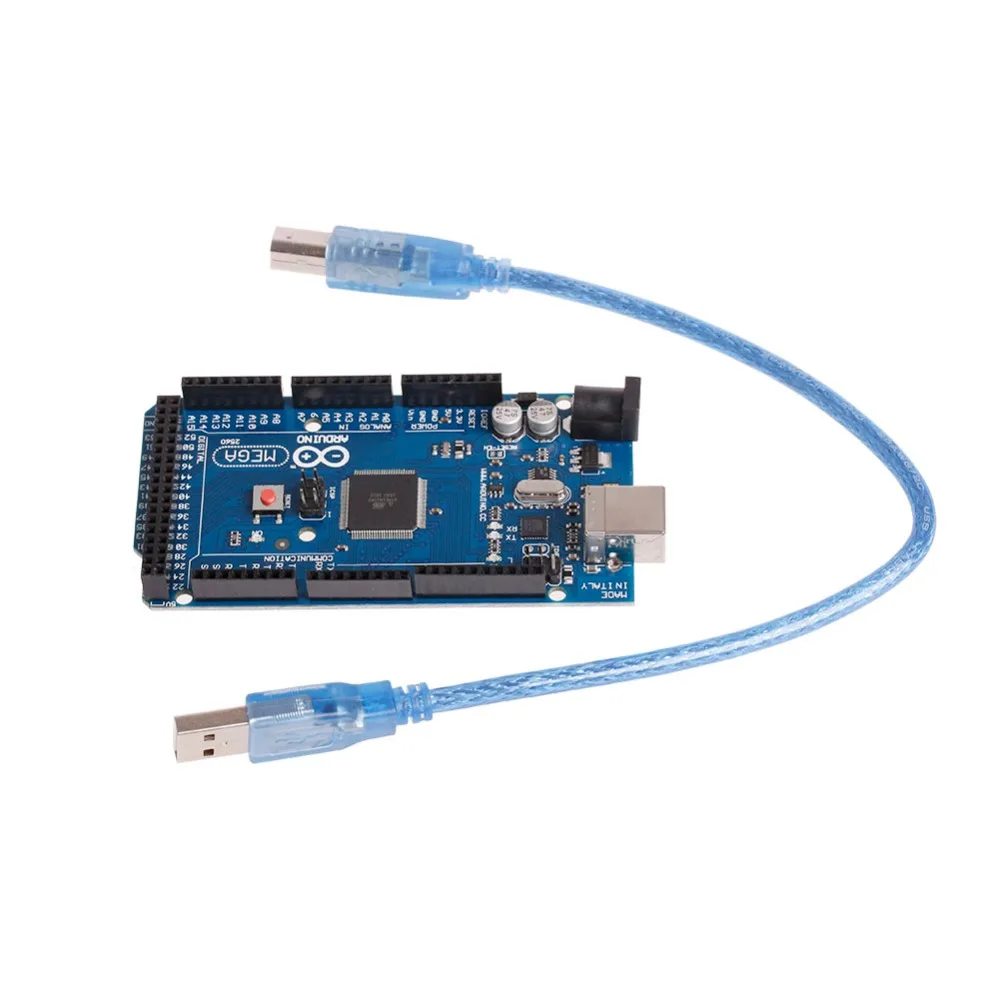 

1 x MEGA 2560 R3 Development Board ATMEGA16U2 With USB Cable For Arduino - L059 New hot