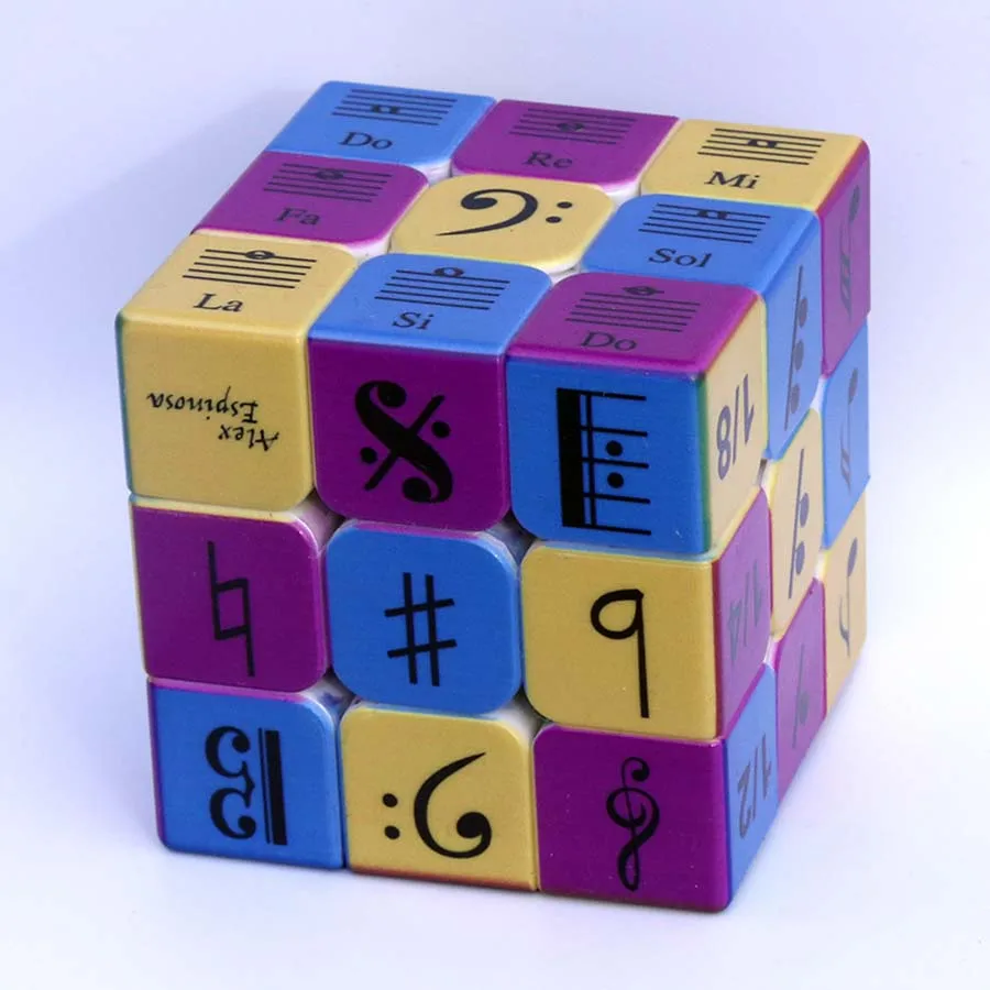 Музыкальные ноты волшебный куб 3x3x3 пазл игрушки Neo Cubo Magico Развивающие для детей